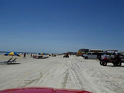 Daytona Beach - rijden op het strand